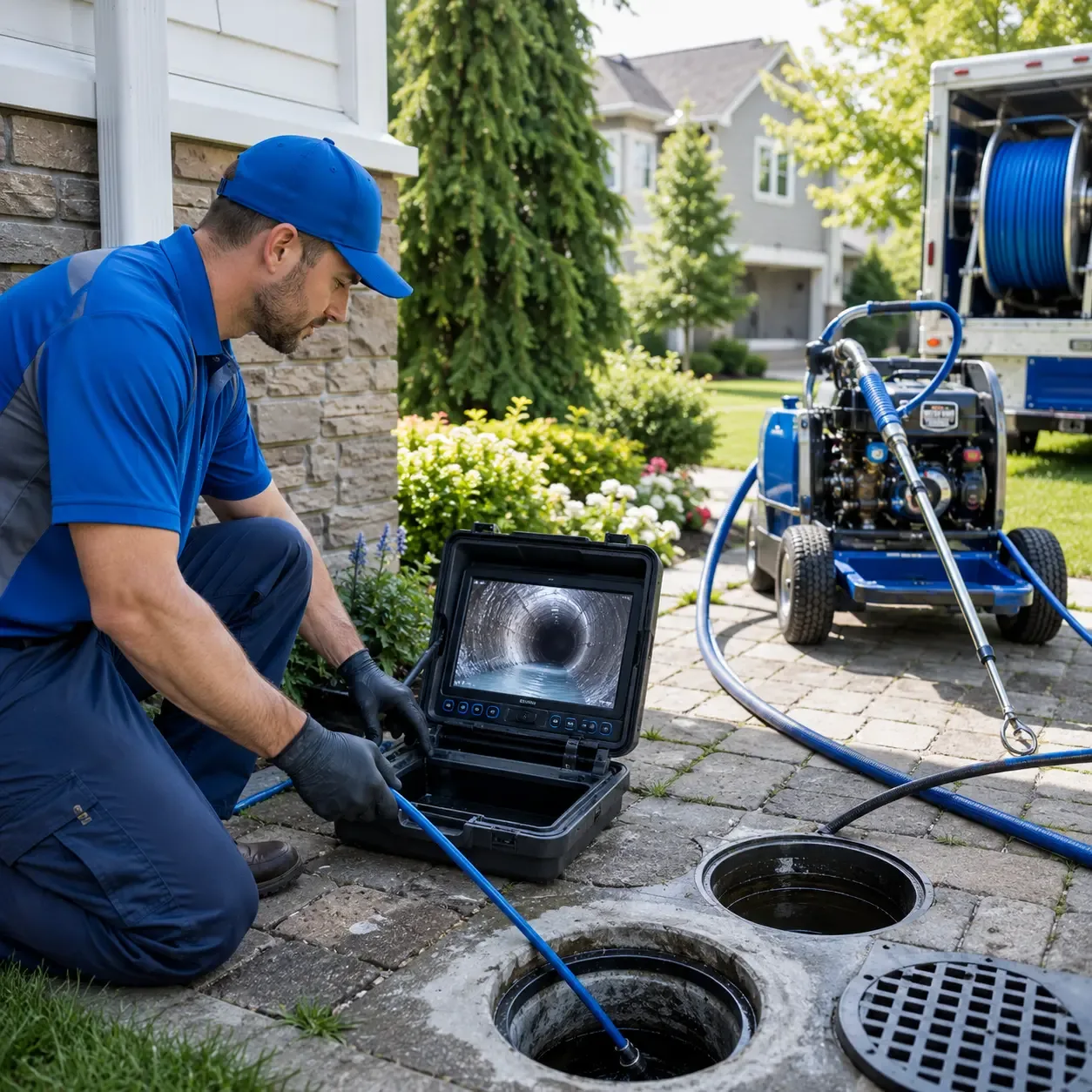 Outdoor drain cleaning professionals serving Farmington, IL